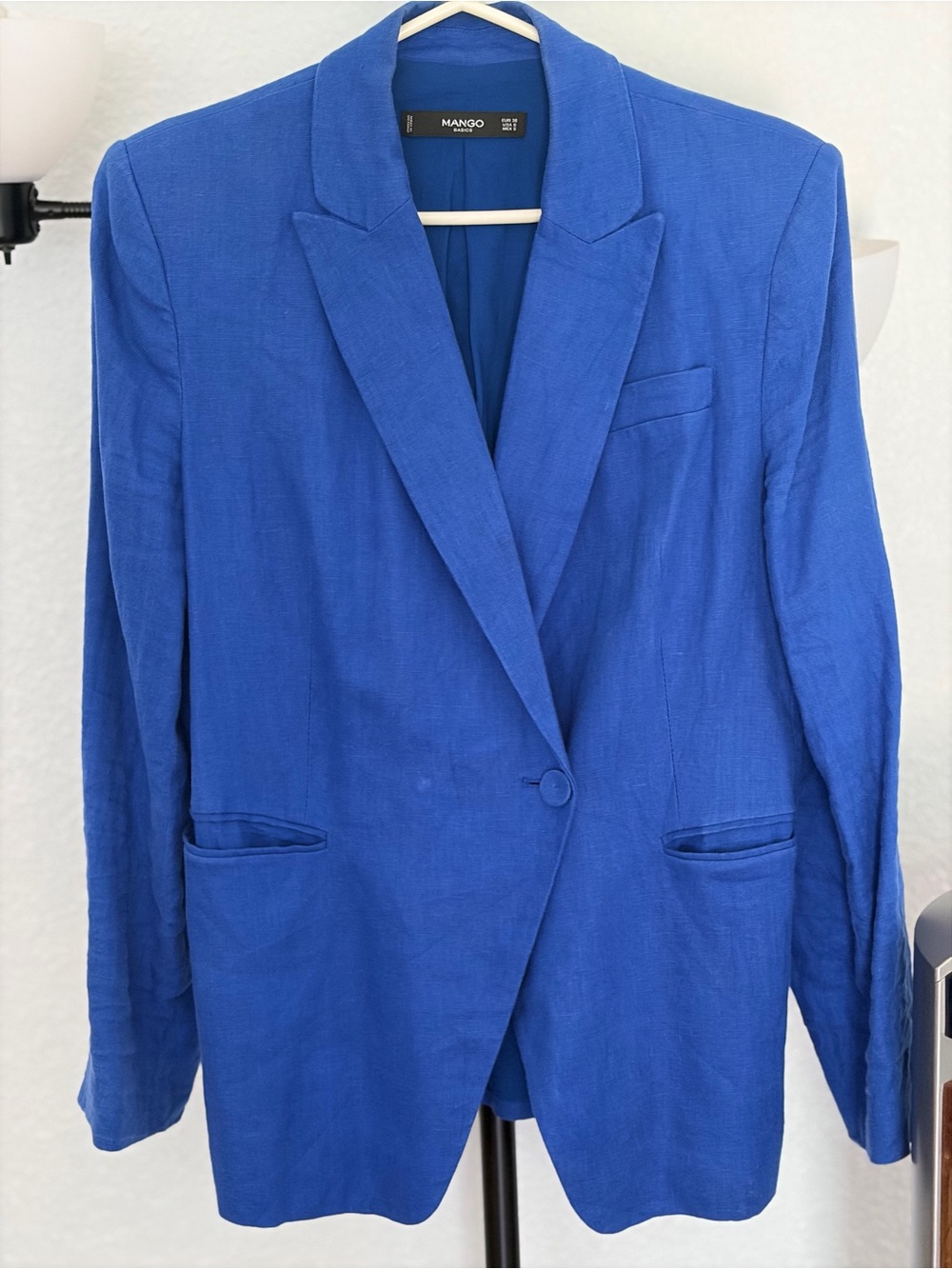 Mango linen blazer